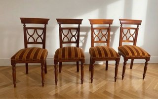 Pack de 4 sillas de comedor de madera