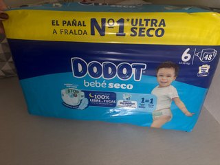 Pañales Dodot Bebé Seco Talla 6