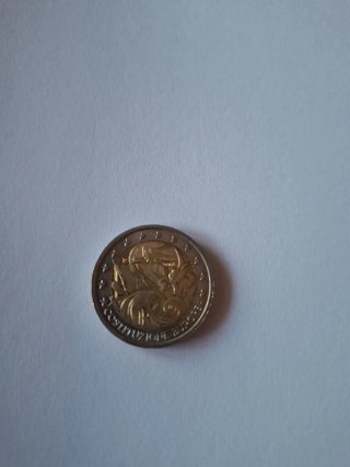 Moneda 2 Euros Italia 2005 Constitución