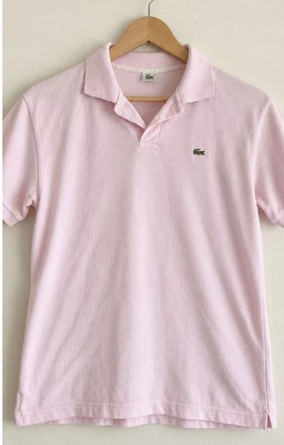 Polo Lacoste Rosa Pastel