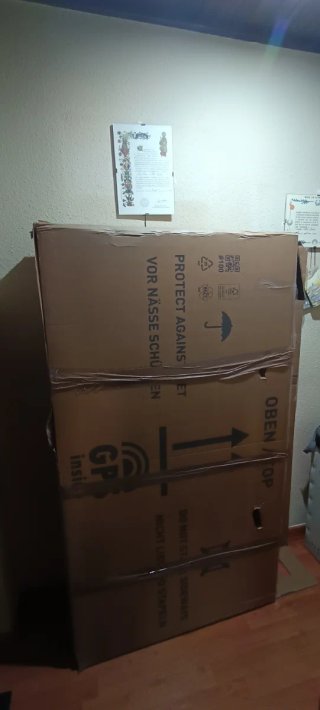 Cajas de cartón para bicicletas (2 unides).