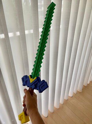 Espada Minecraft Esmeralda 70cm