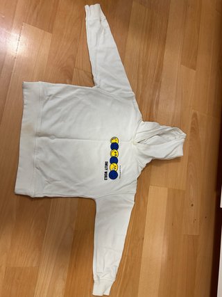Sudadera niño Zara Smiley World Blanca