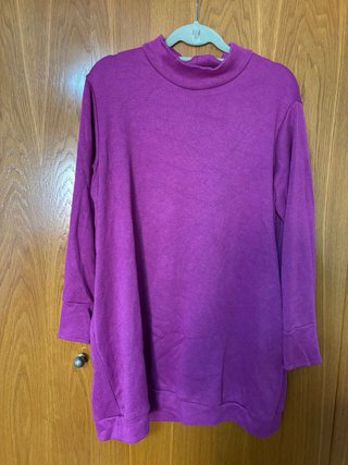 Vestido de invierno rosa fucsia (Valentina)