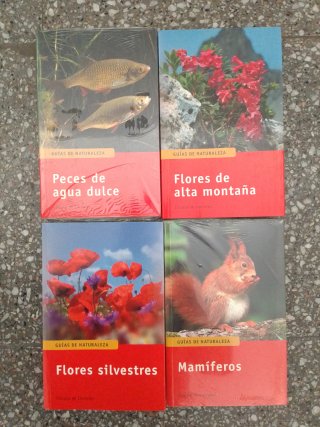 4 guias de naturaleza nuevas x 5€