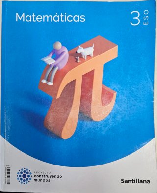 Libro de Matemáticas 3° eso. Santillana