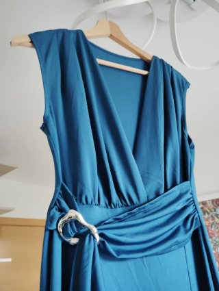 Vestido Azul Eléctrico