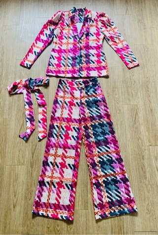 Conjunto 3 piezas con fajin Talla S