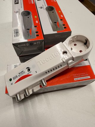 Amplificador para vivienda TV TDT Tecatel