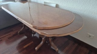 Mesa de Comedor Extensible de Madera
