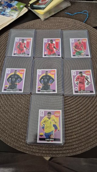Lote 7 Cromos Extra Panini Mundial 2026
