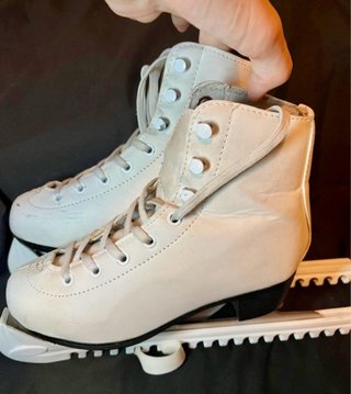 Patines de Hielo Blancos Talla 34