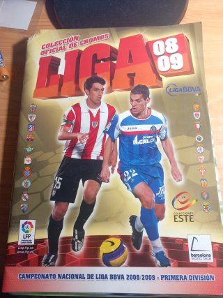 Álbum Cromos Liga 2008-2009 Colecciones Este