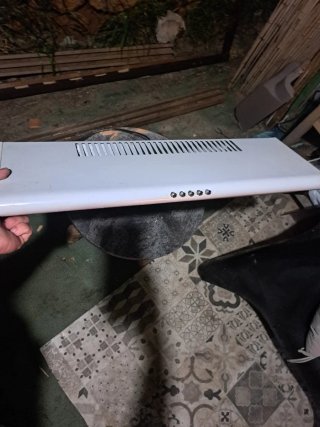 Extractor de cocina blanco