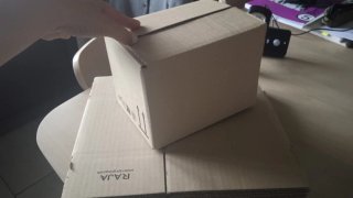 7 unidades Caja de Cartón Raja 20x14x14 cm