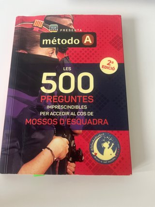 Libro Oposiciones Mossos d'Esquadra - Método A