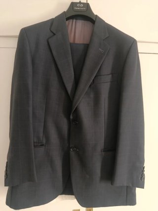 Traje de chaqueta gris 52-46