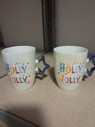 Coppia di tazze Holly Jolly