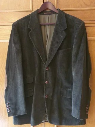 Americana pana Massimo Dutti hombre T.50 verde