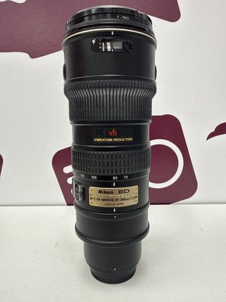 Objetivo Fotográfico Nikkon ED Af-s VR Nikkor 70-200mm