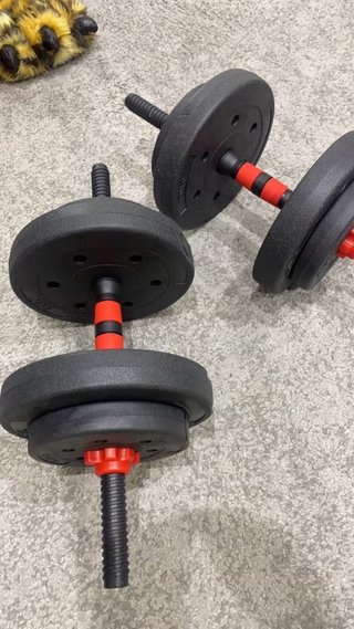 Manubri Aggiustabili 10KG 2 in 1 (Manubrio+Barra)