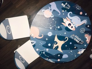 Mesa Infantil y 2 Sillas Espacio