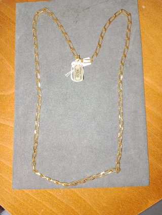 Cadena Chapada en Oro Gilco