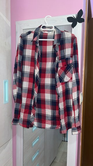 Camisa de cuadros multicolor