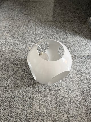 Lámpara de Metal Blanca
