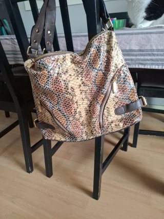 Bolso de mano estampado animal