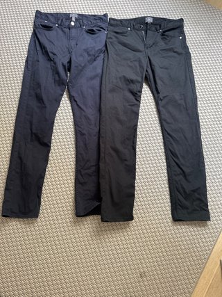 2 Vaqueros H&M Hombre Talla XS