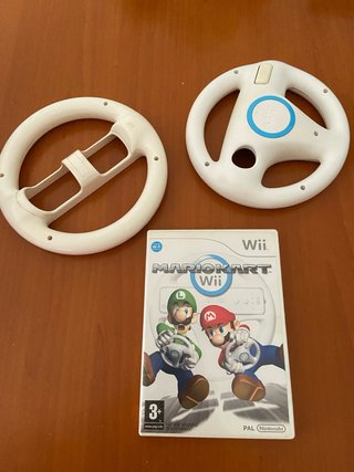 Mario Kart Wii con 2 Volantes