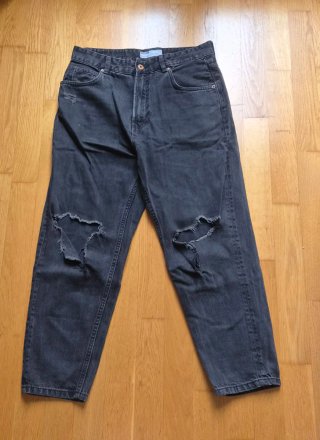 Pantalón Vaquero Loose Denim Bershka