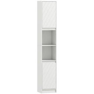 Columna de baño y mueble alto de MDF con 2 puertas