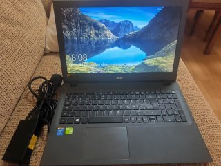 Portátil Acer Negro 15,6 pulgadas.