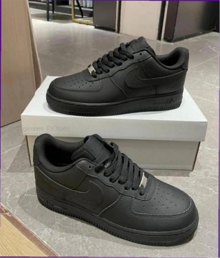 Nike Air Force 1 Low '07 Negras Talla 39