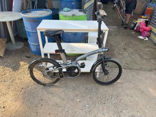 Bicicleta pieghevole Btwin grigia