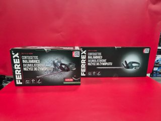 Cortasetos Ferrex a Batería 20V + Cargador, Nuevo.