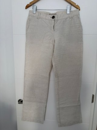 Pantalón Mango Beige