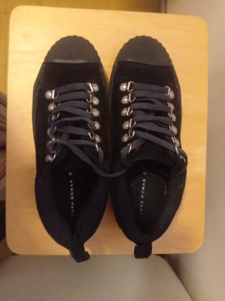 Zapatillas ZARA WOMAN Negras Talla 38
