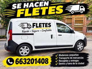 Se hacen mudanzas pequeñas buen servicio muy respo