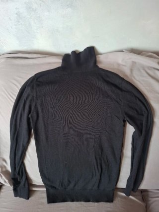 Jersey de cuello alto negro