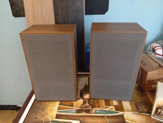 Altavoces Vintage de Madera Equipo de música antig