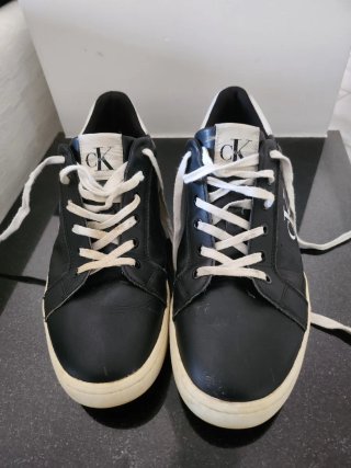 Scarpe Calvin Klein nere taglia 45 in pelle