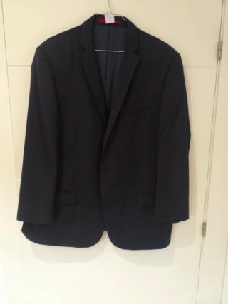 Chaqueta de traje azul marino