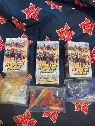 Set 3 Action Figure Super Robot Wars