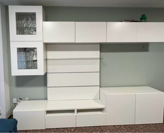 Mueble de Salón IKEA Blanco Estantería IKEA Blanca