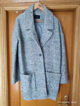 Abrigo de invierno gris Shana Talla XL