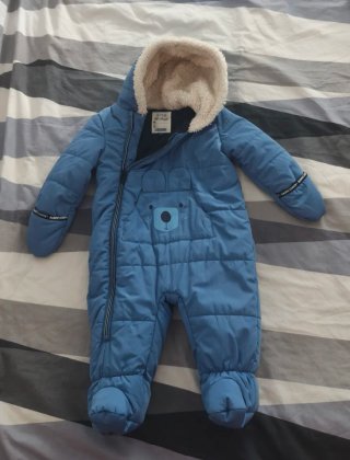 Buzo de Bebé Azul Talla 74 cm