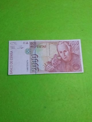 Billete de 2000 Pesetas (1992)